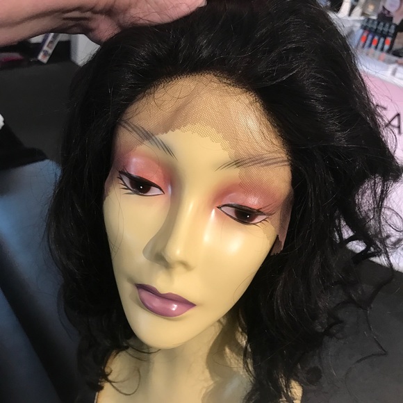 100% Human virgin Remy Swisslace Lacefront Wig New main image 5