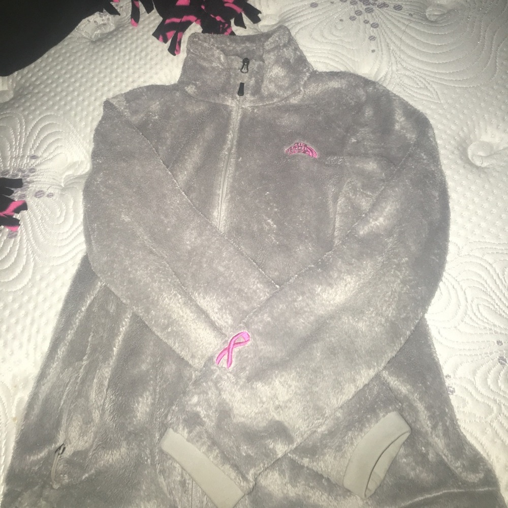 North Face cancer awareness jacket