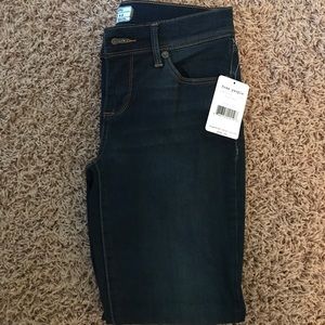 Free people dark wash skinny jeans