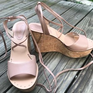 Topshop nude wedges BRAND NEW!!