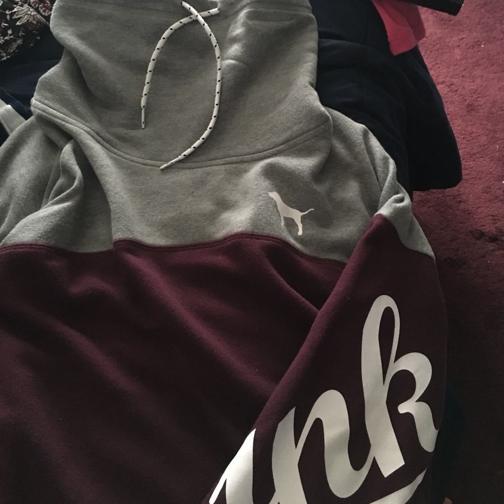 Pink hoodie