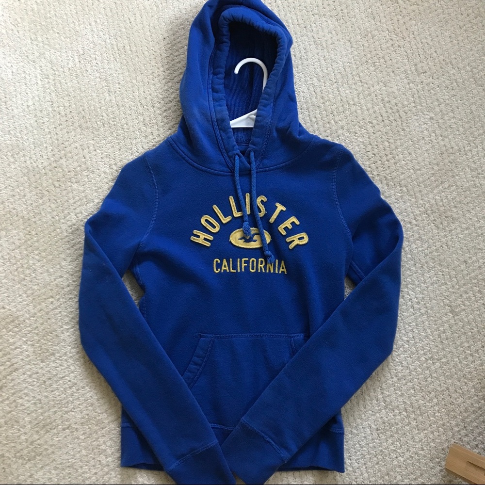 Hollister California blue sweater shirt hoodie