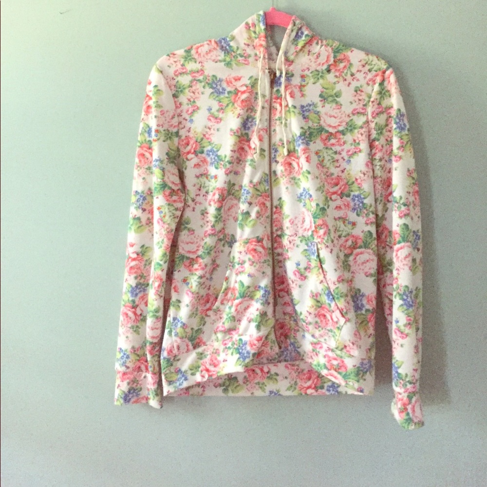 Floral Hoodie