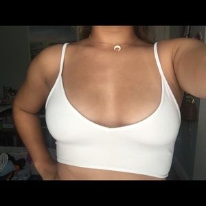 White bralette