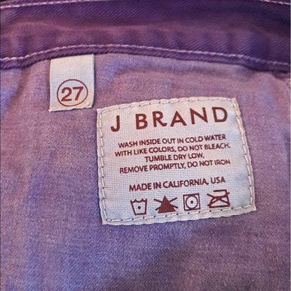 J Brand Purple Denim Shorts - Picture 4 of 4