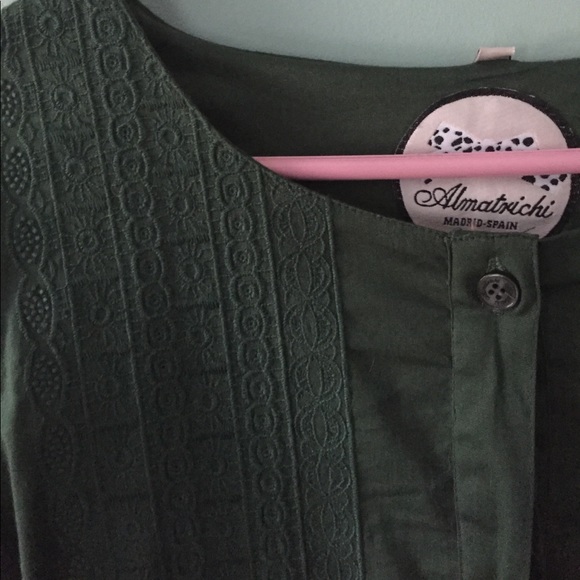 NWOT Almatrichi button-front dress from Spain - Picture 2 of 3