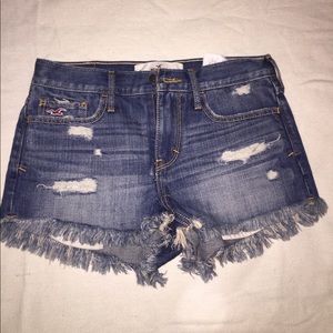 hollister jean shorts