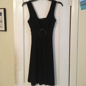 Slinky black dress