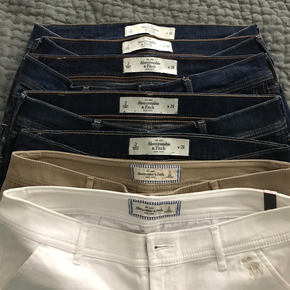 Bundle of 7 pairs of Abercrombie & Fitch shorts - Picture 4 of 4