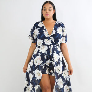 The Floral Chiffon Maxi Romper