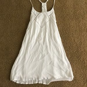 White baby doll dress