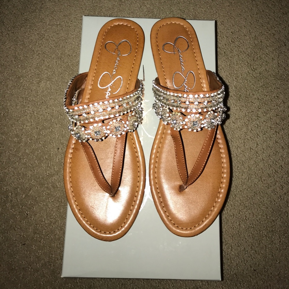 Jessica Simpson sandals with box. They are too big