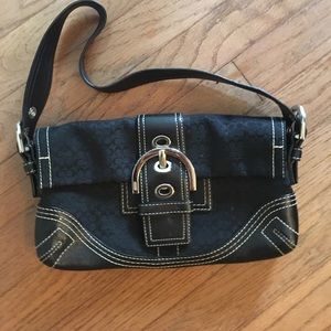 Coach small black purse