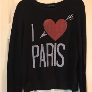 Wildfox Black Baggy Sweatshirt