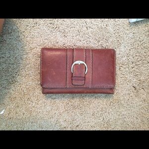 brown super handi wallet