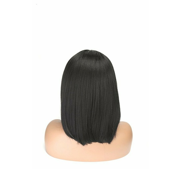 Bob Beauty Yaki LaceFront Wig 12 inches #1b!! main image 8