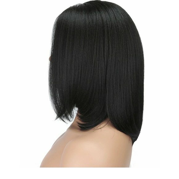 Bob Beauty Yaki LaceFront Wig 12 inches #1b!!
