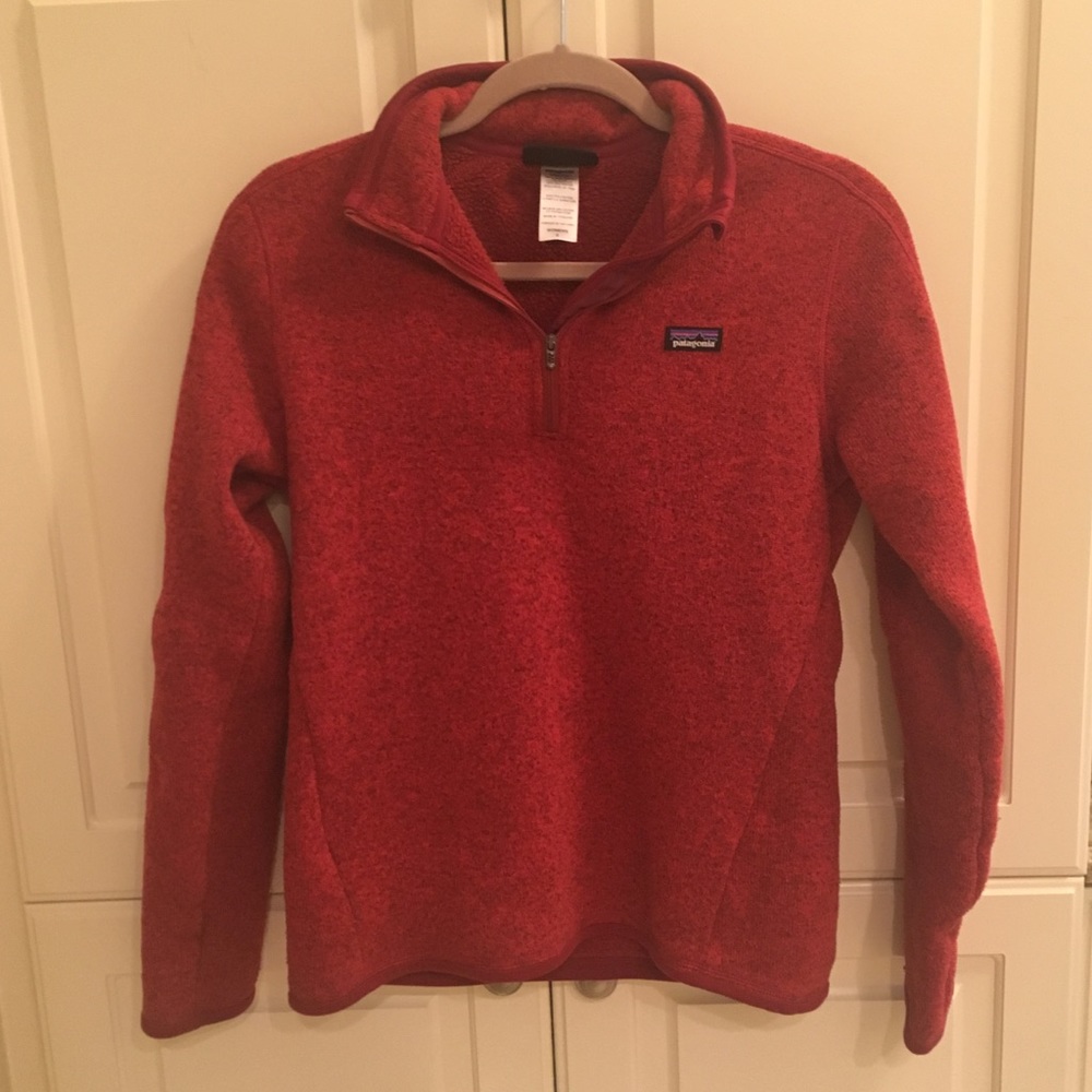 Small Red Patagonia Pullover