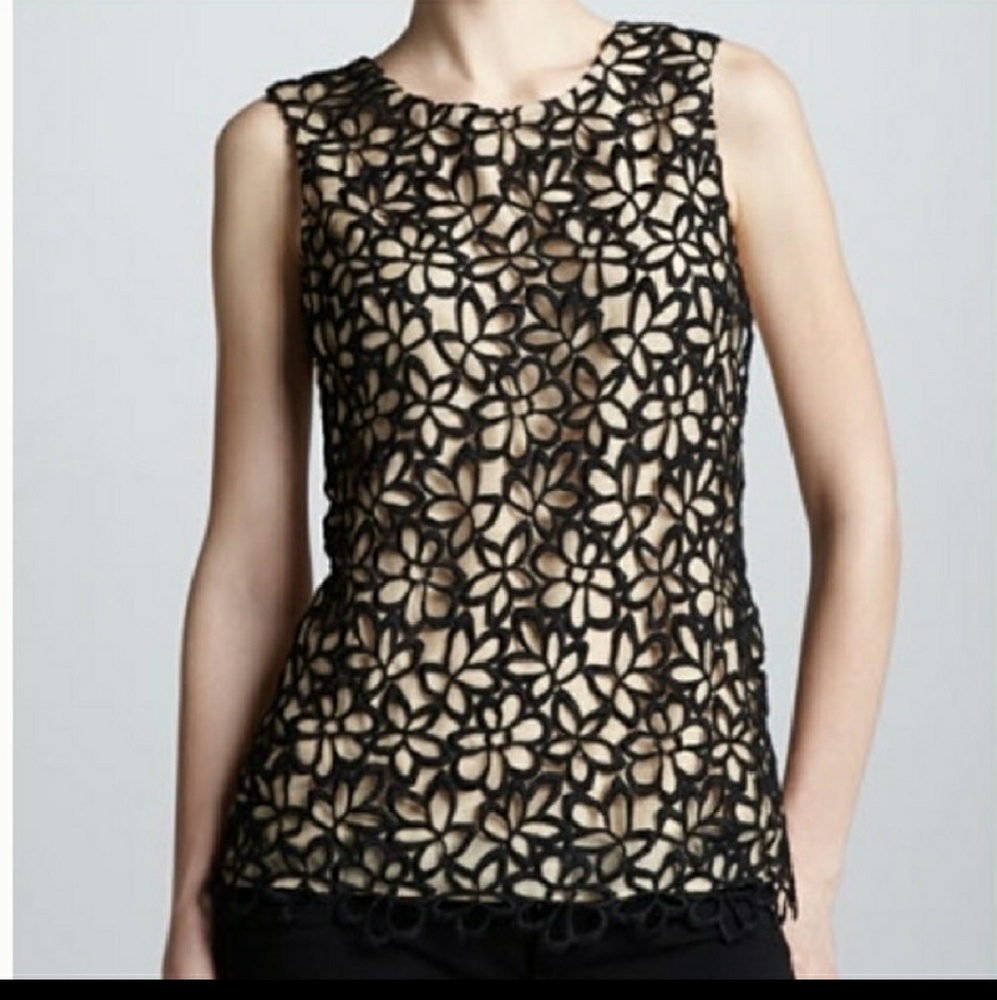 Neiman  Marcus Lela Rose Target Cutout Tank