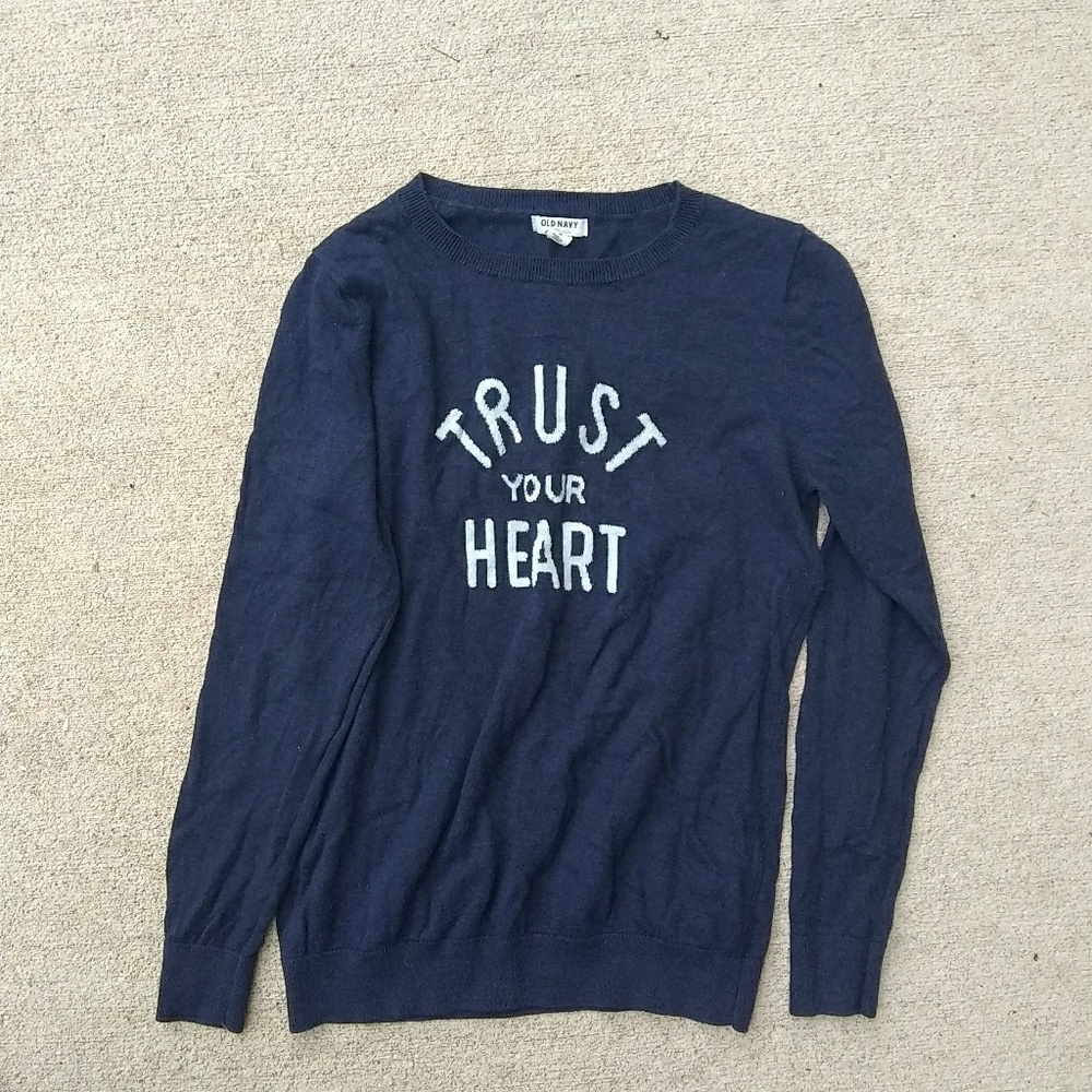 Trust your heart sweater