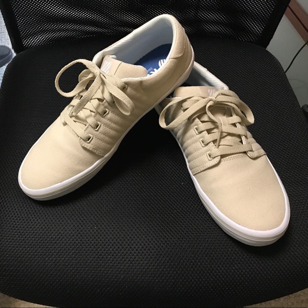 K-Swiss Backspin Sandshell/White Sneaker