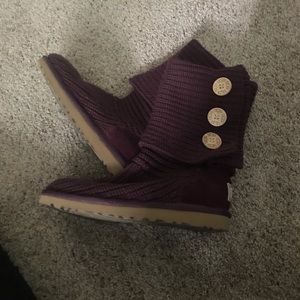 Brand new maroon UGGS