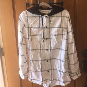 A Prius of a button shirt jacket