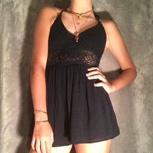 Super cute black romper