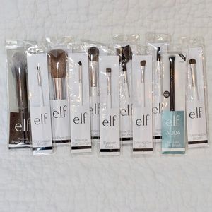 NWT 11 Piece e.l.f. Makeup Brush Set