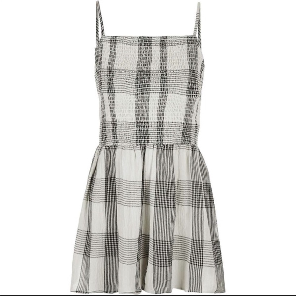 Plaid romper from TOPSHOP UK