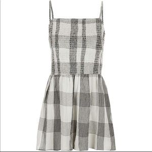 Plaid romper from TOPSHOP UK