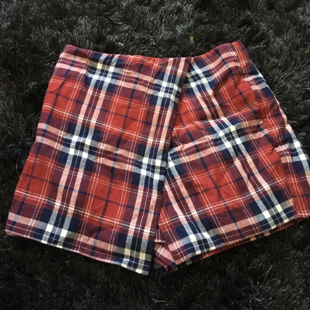 UO Plaid Skort--Brand New
