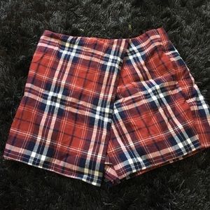 UO Plaid Skort--Brand New