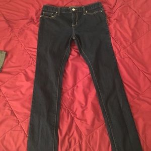 Super Skinny Blue Jeans