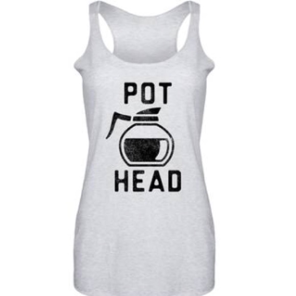 Tops - NWOT "Pot Head" tank top