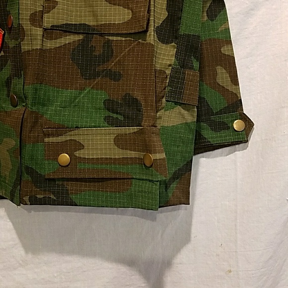 Camouflage jacket with patches - Picture 5 of 8