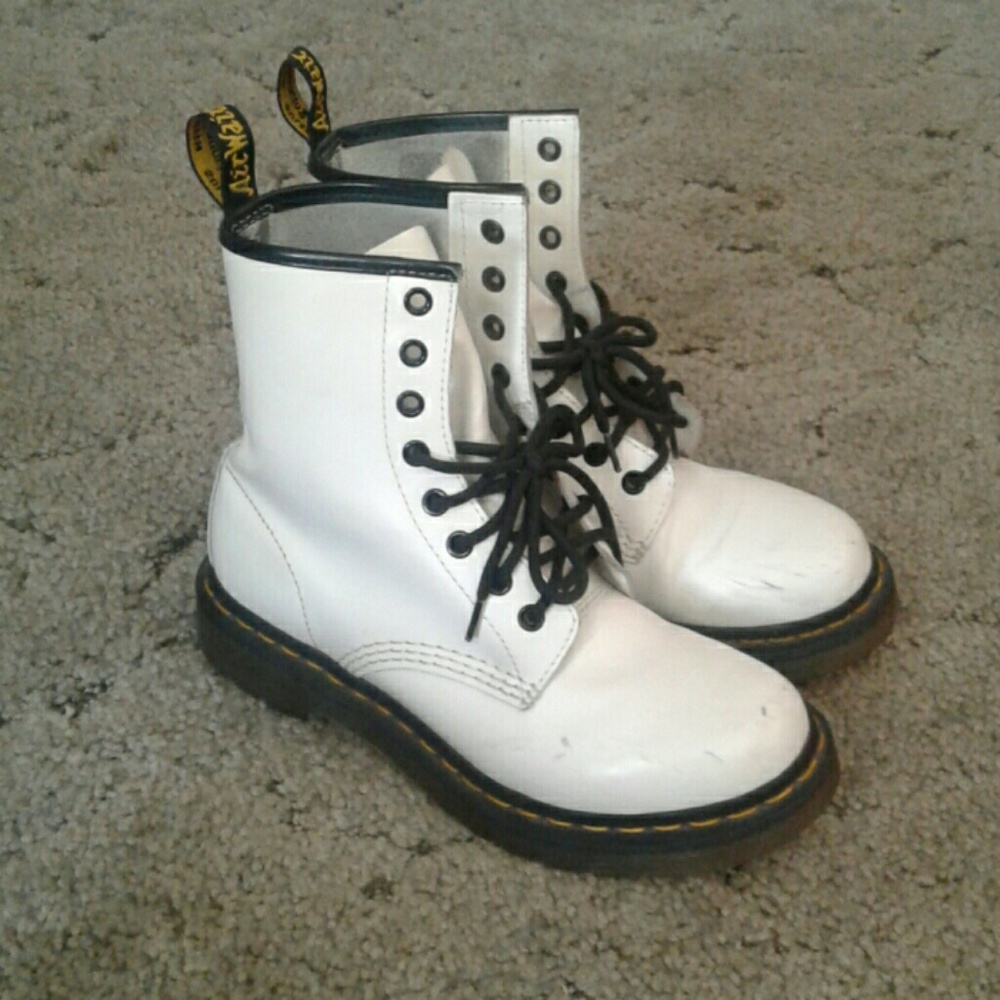 White Dr. Martens