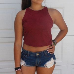 Suede Crop Top!