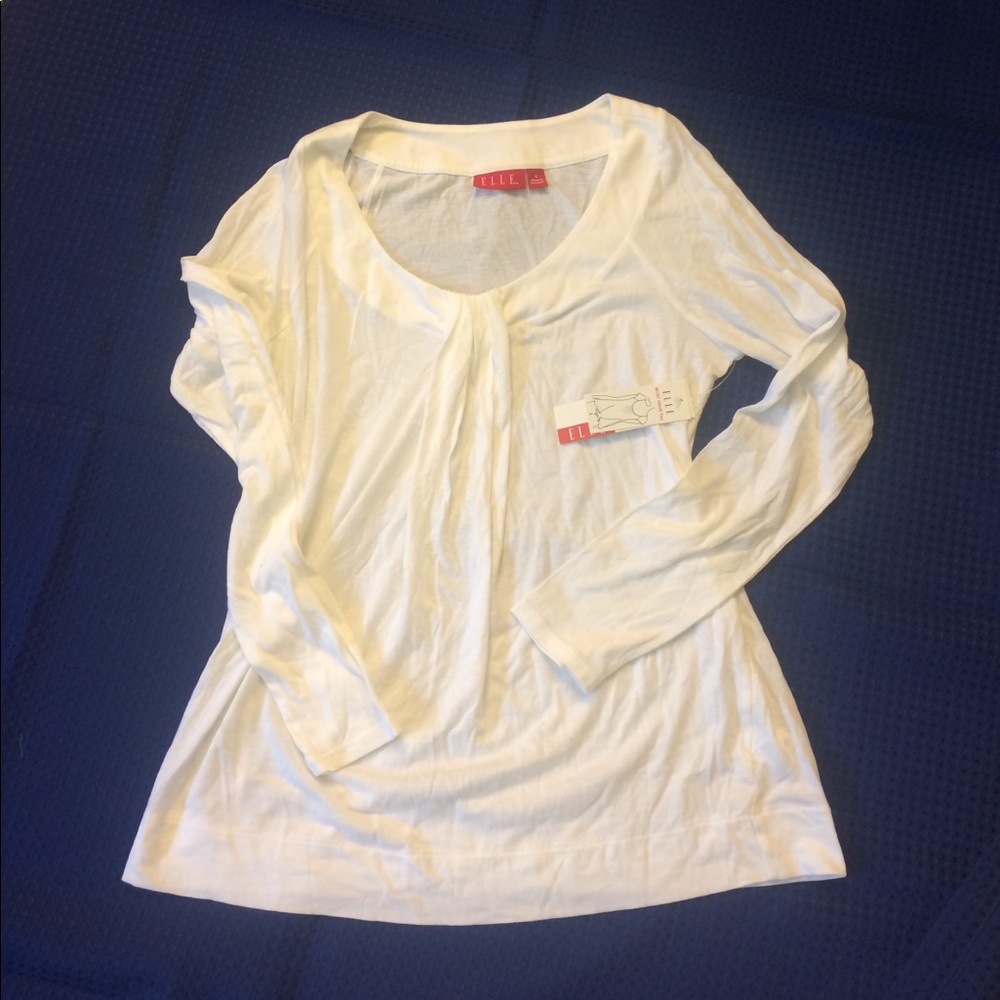NWT white long sleeve shirt