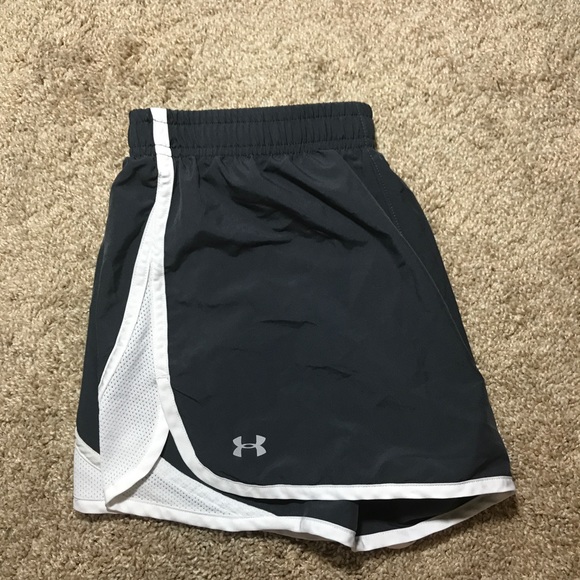 Under Armour Gray Track Shorts - Picture 2 of 3