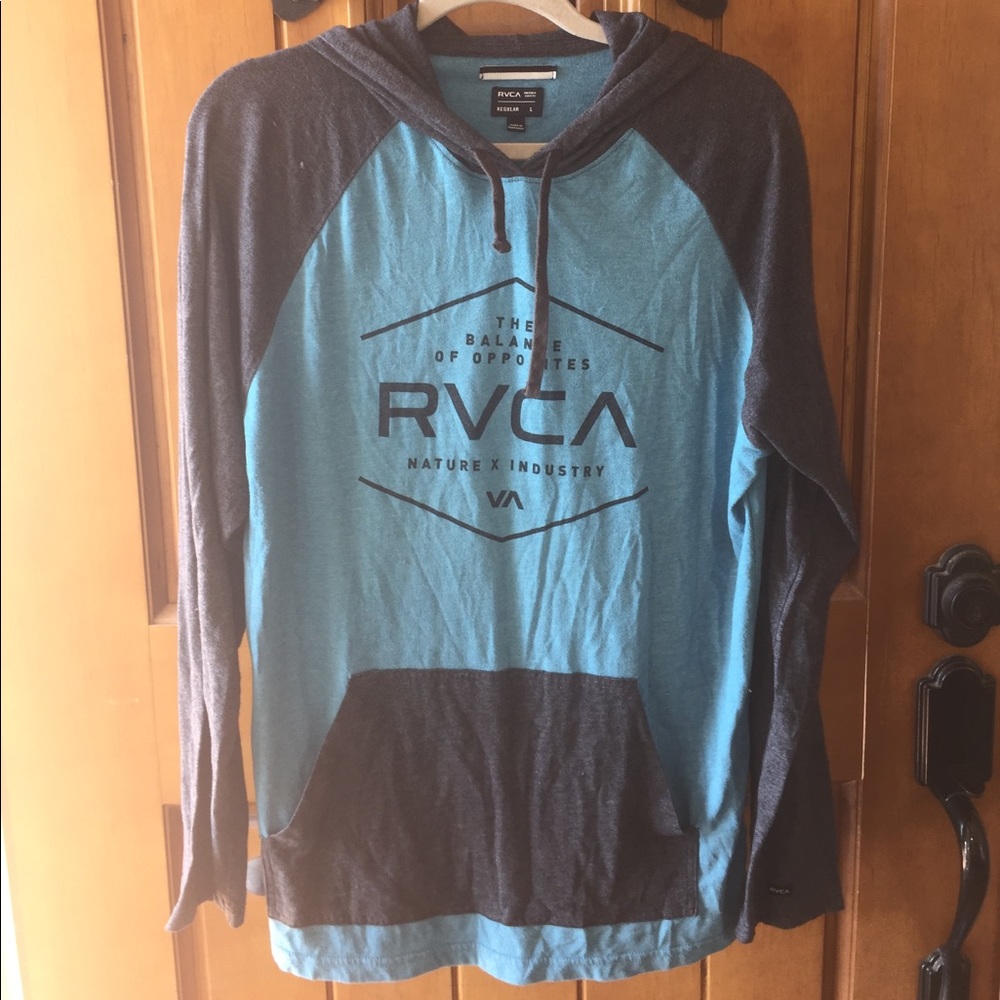 RVCA Blue Hoodie