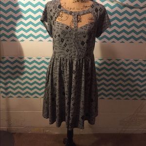 Harley Quinn cut out dress