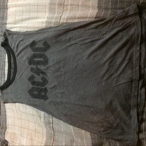 Gray AC/DC Tank