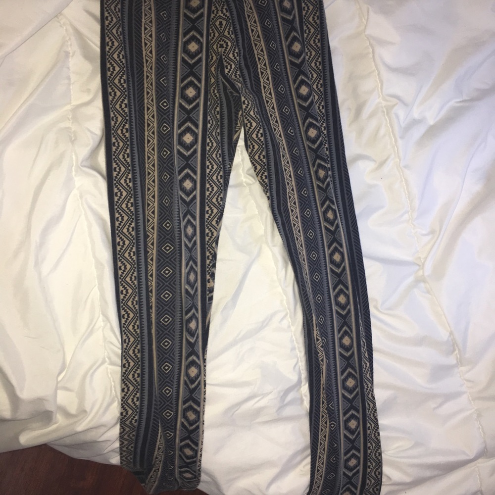 Charlotte Russe tribal print leggings.