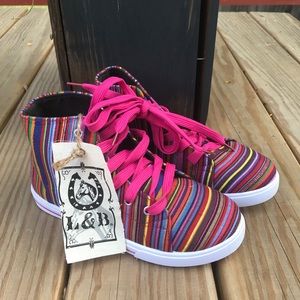 L&B Serape High Top Sneakers
