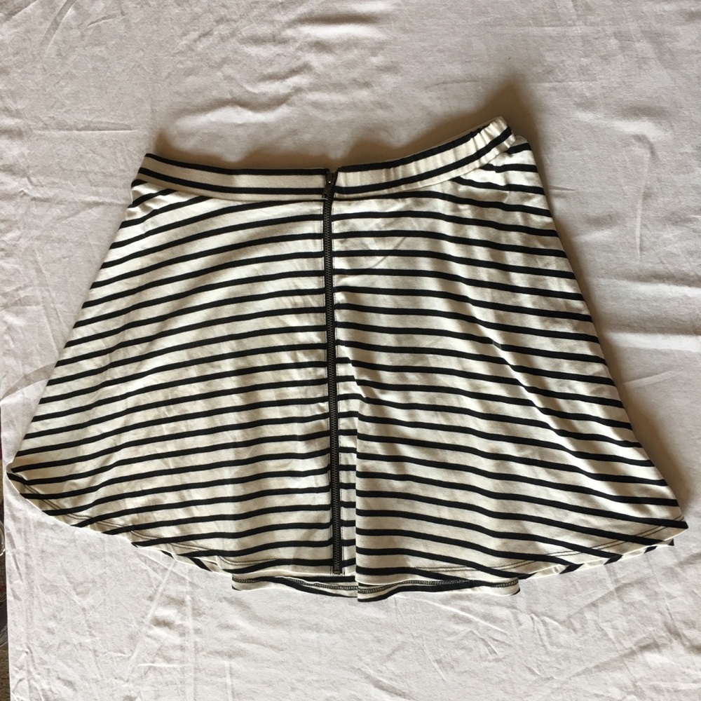 Zipper striped American eagle skirt