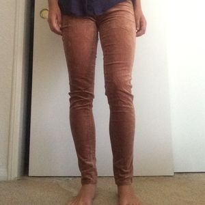 "velvet" skinny pants