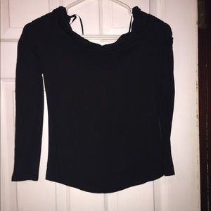 off the shoulder shirt