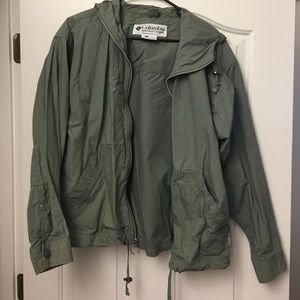 Columbia lightweight hooded jacket medium