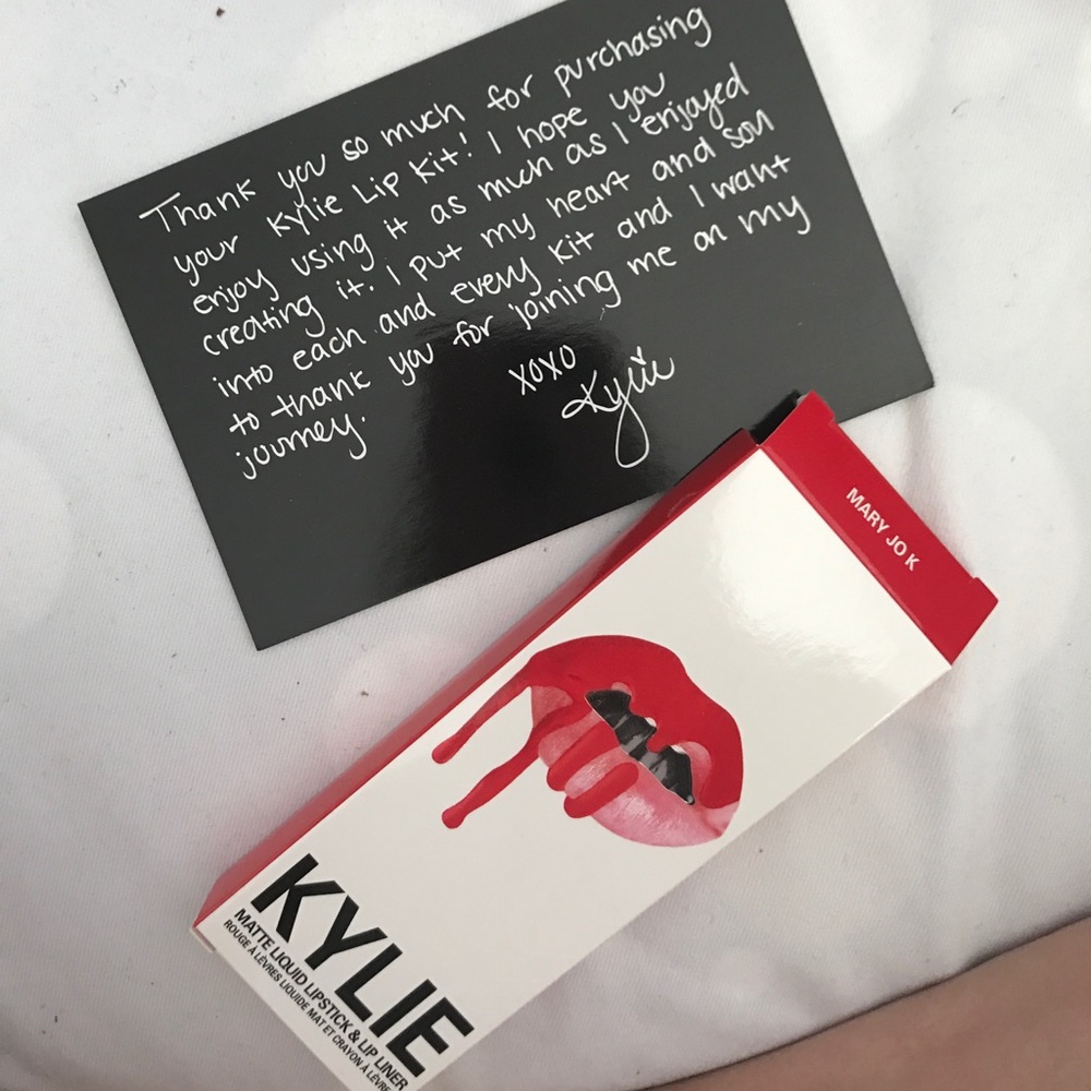 Kylie lipstick in Mary Jo K